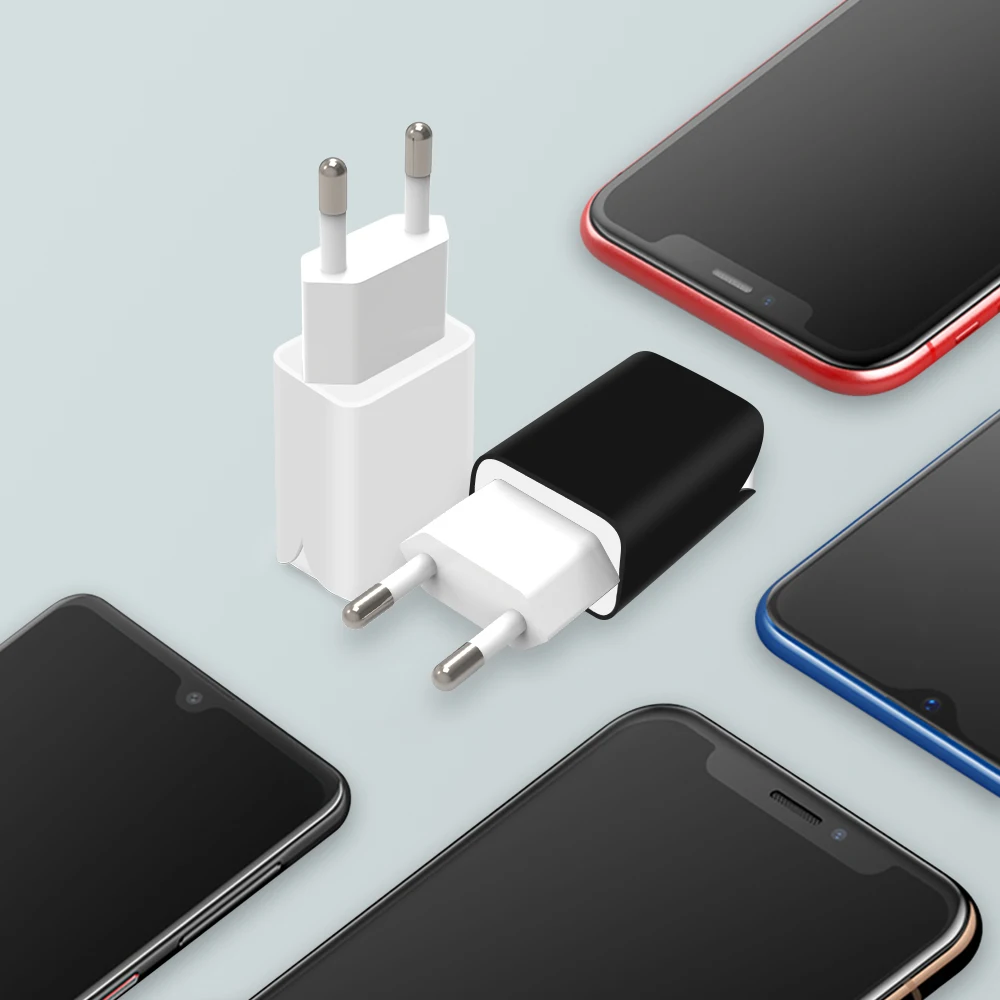  SChitec Горячая продажа США ЕС штепсельная вилка Быстрая зарядка 3 0 usb зарядное устройство двойной 2.1A телефон стены