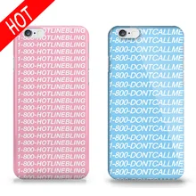 New Phone Case for iPhone 5s 6 6s Hotline Bling words Pattern design DIY Printing housing Covers For iPhone 6s 6 5S 5