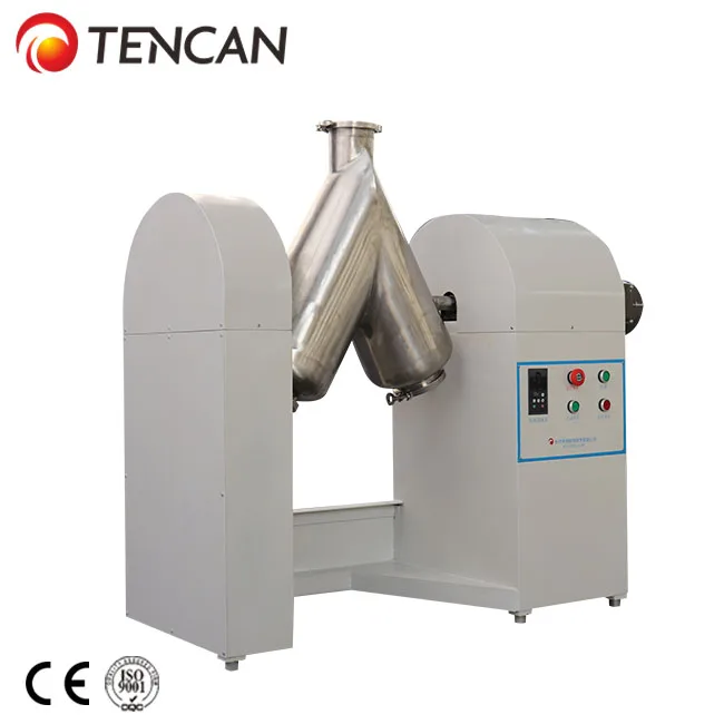 China Tencan 200L V-type Dry Powder Mixer, Lab Chemical Mixer
