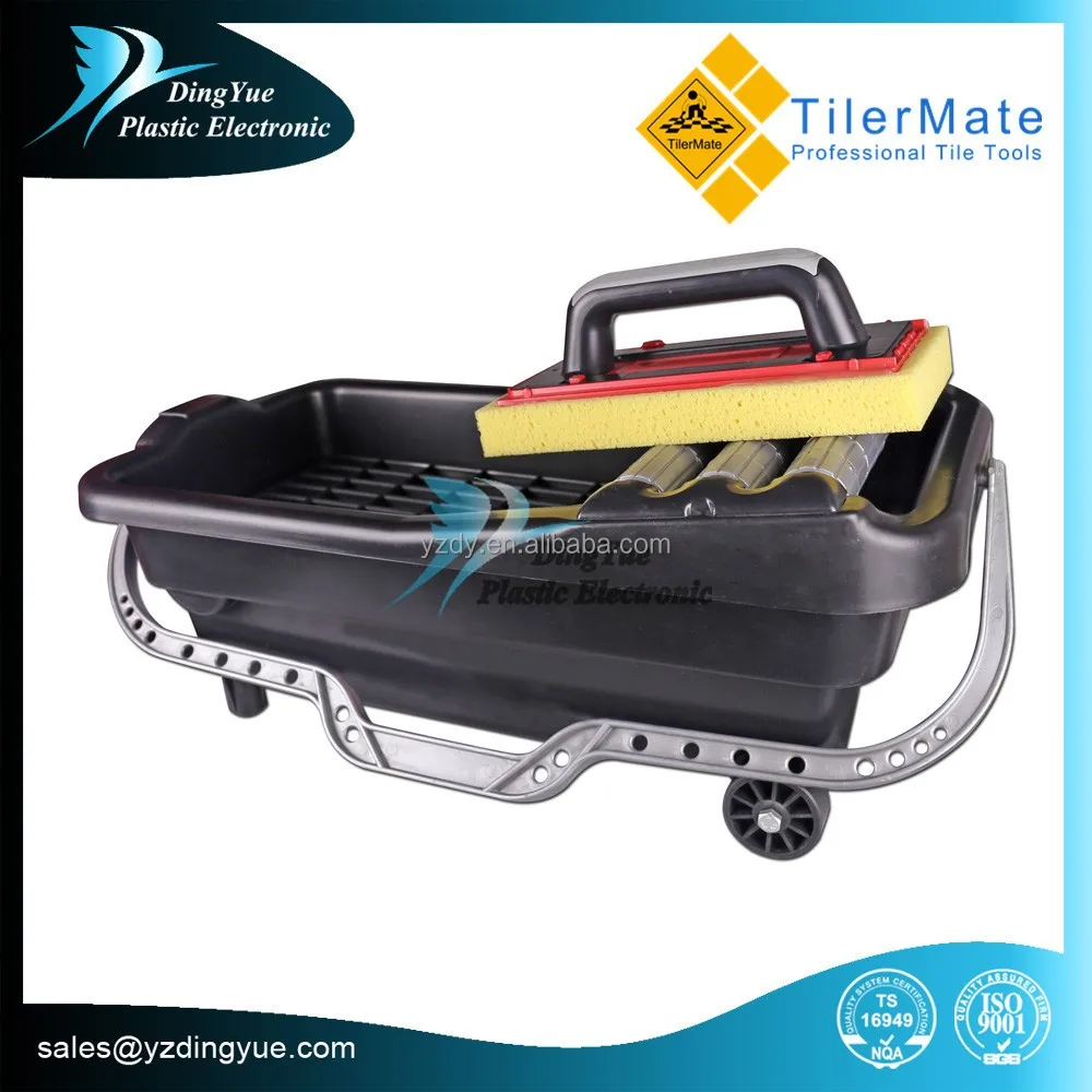 TilerMate Tools Pro-Wash Grout Bucket with Sponge & Handle