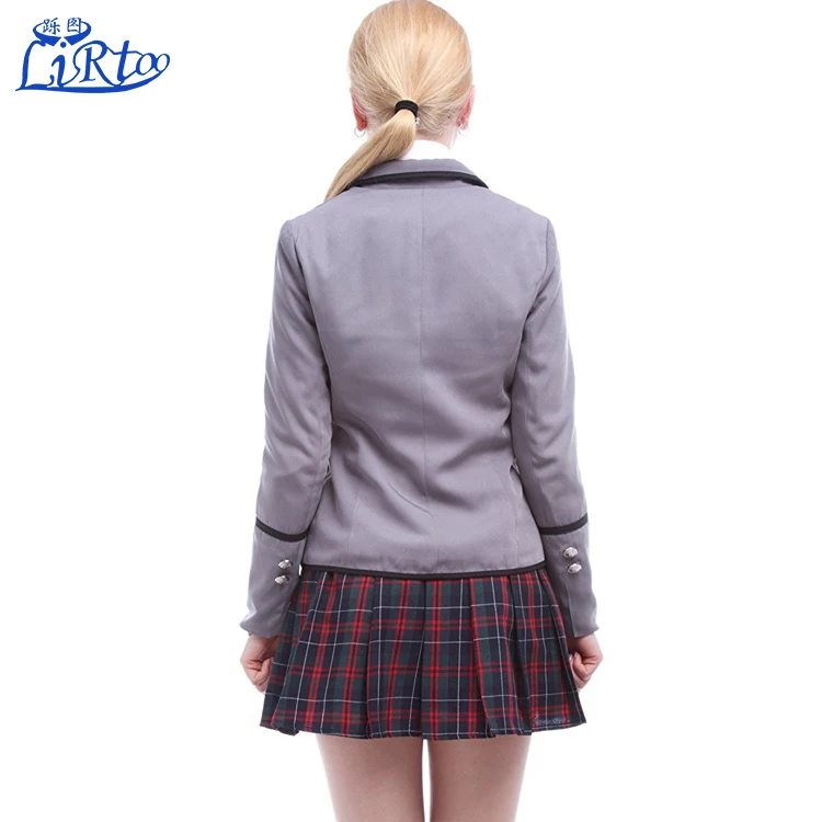 
High Quality school tracksuits skirts for girls mature women in school uniform 