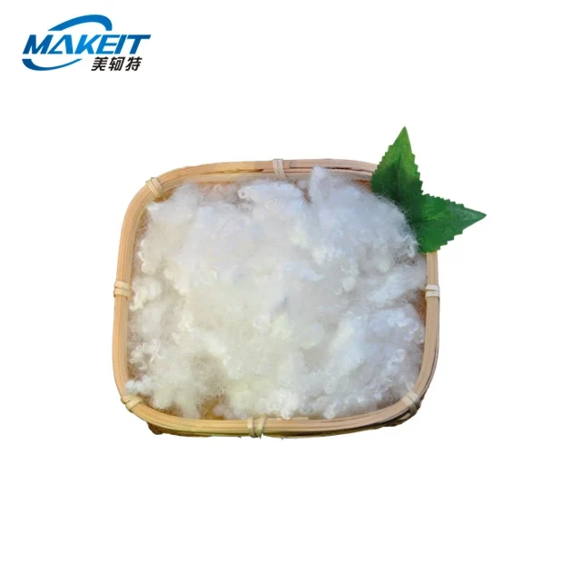 
Makeit factory lowest price pillow filling material polyester staple fiber 