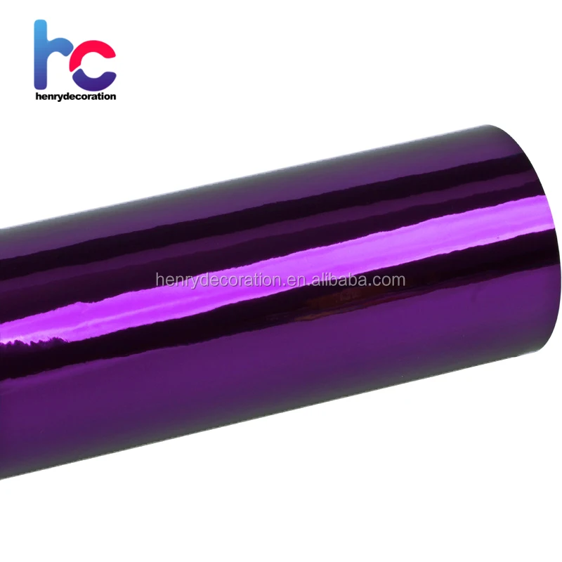 Guangzhou factory 2018 hot sale ! Mirror Chrome Gold Car Wrap vinyl with Air Free bubble For Car Sticker