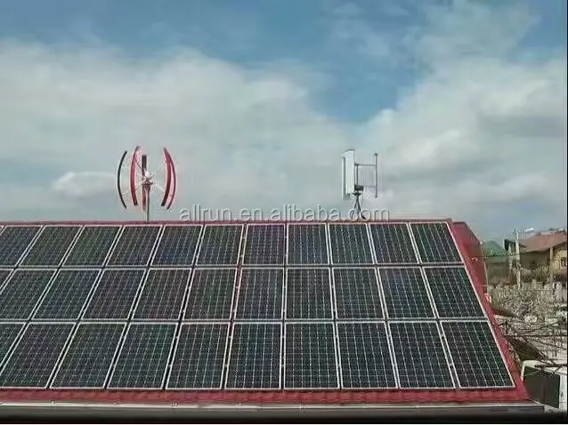 Hot sale roof using power system generator vertical wind turbine 3kw unit