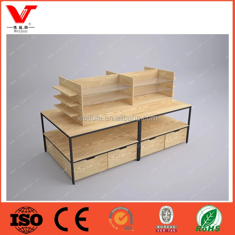 
Modern Style Wooden Cosmetic Shop Interior Design Furniture For Make-up Store 