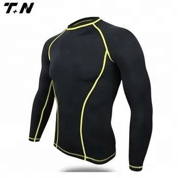 Оптовая продажа, индивидуальная лайкра, сублимация, компрессионные мужские топы