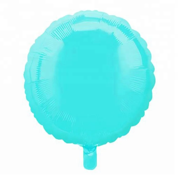 China wholesales round shaped 18inch macaron foil balloon for party  decorations.
