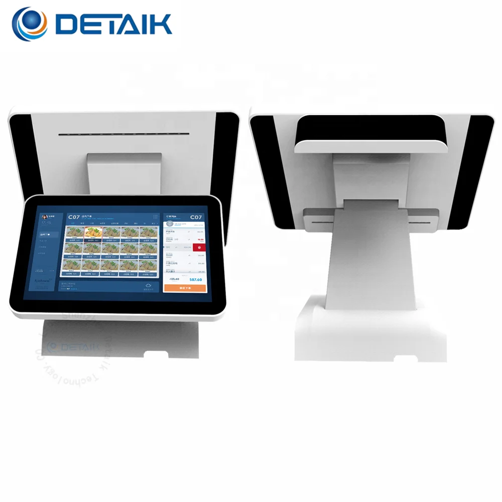 Windows 10 Touchscreen Pos System All in One Cash Register for Supermarket