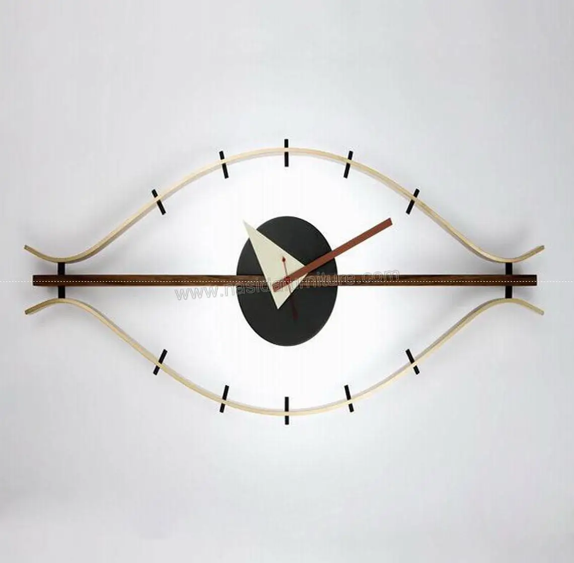 nd502 реплики фанки больших современных настенные часы джордж нельсон глаз часы
