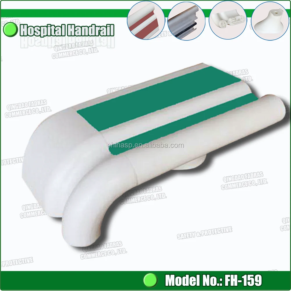 PVC Plastic Medical Hospital Hallway Handrail for Corridor