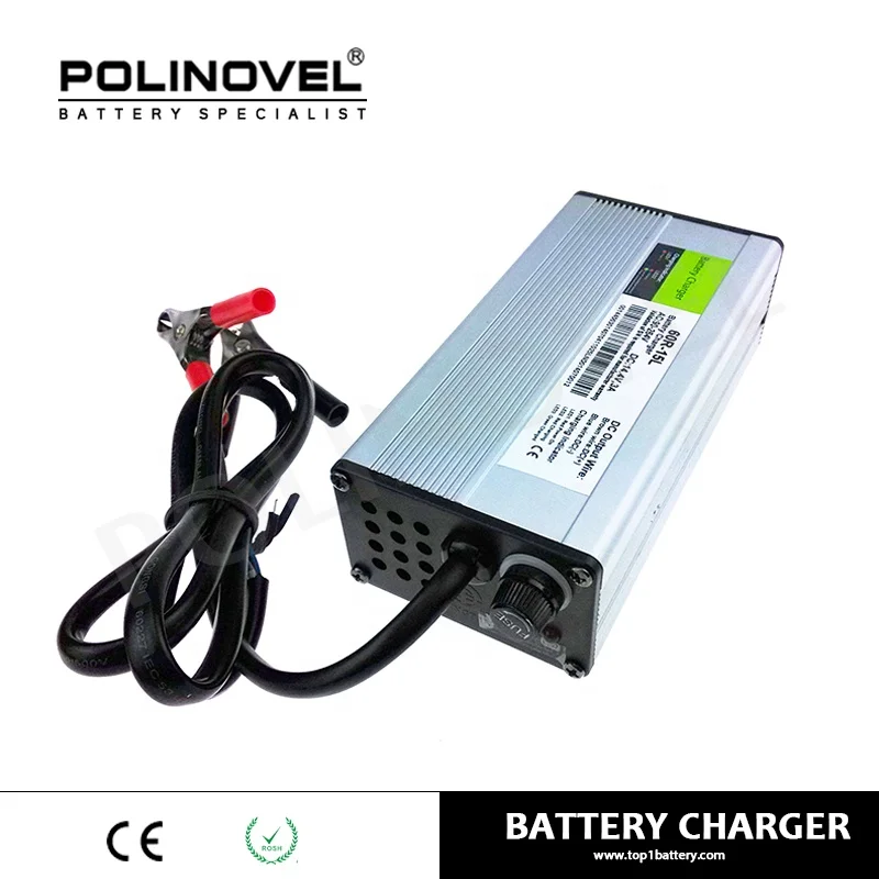 Polinovel Lithium Lifepo4 12V 24V 36V Battery Charger