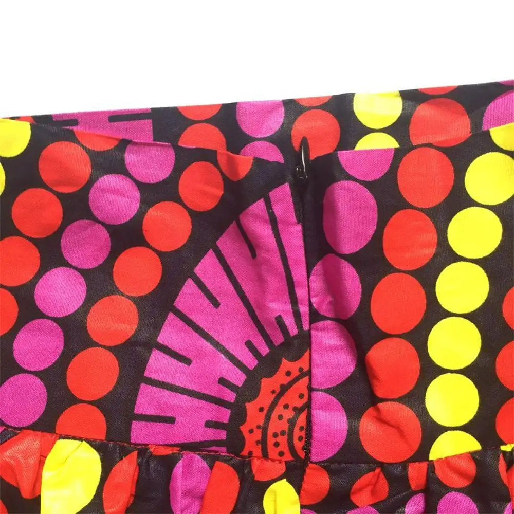 Aliexpress Hot sale Women African Wax Printed Dashiki Traditional Maxi Skirts
