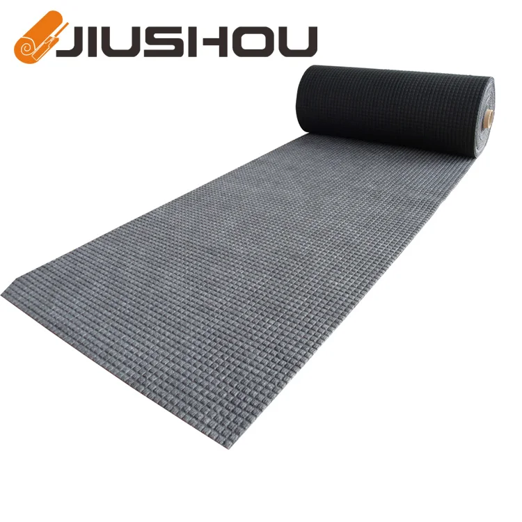 Machine Made Diamond Needle Felt Red Church Stage Carpet