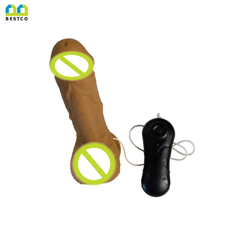 
Bestco Soft Big Real Skin Feeling Pvc Warm Dildo Adult Toy For Female 