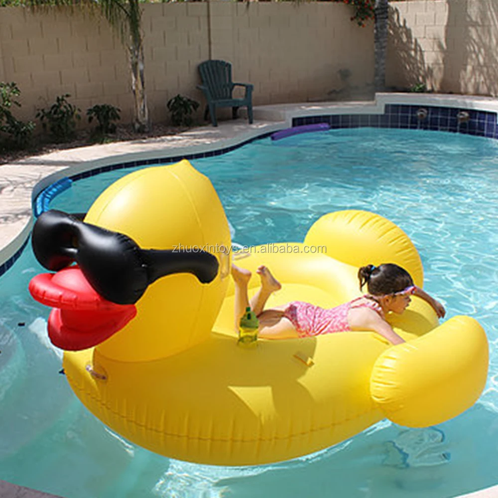 Summer hot yellow Inflatable adult size rubber Duck Pool Float