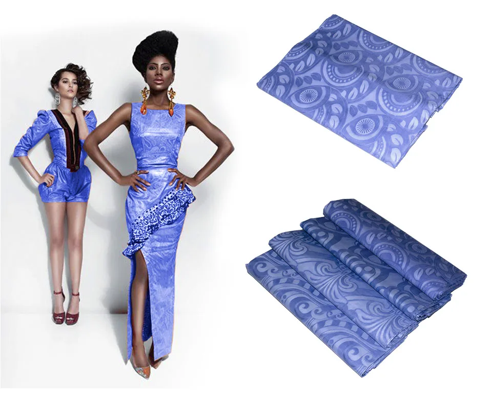 shadda guinea brocade 2023 new style garment fabric jacquard cotton bazin online store shopping