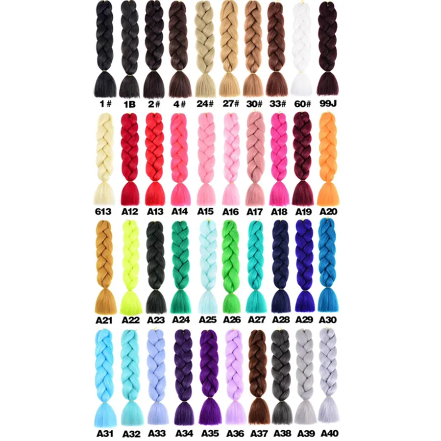 Оптовая продажа 100 г летняя прическа 16 дюймов Короткие вязаные крючком косички Yaki прямые плетеные волосы для наращивания Омбре Радужный цвет