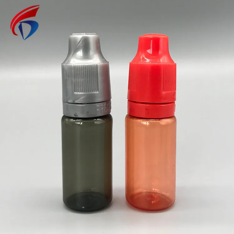 популярных недоступном для детей cap электронной сигареты жидкости квадратный ПЭТ флакон-капельница 10 мл для E-Жидкая