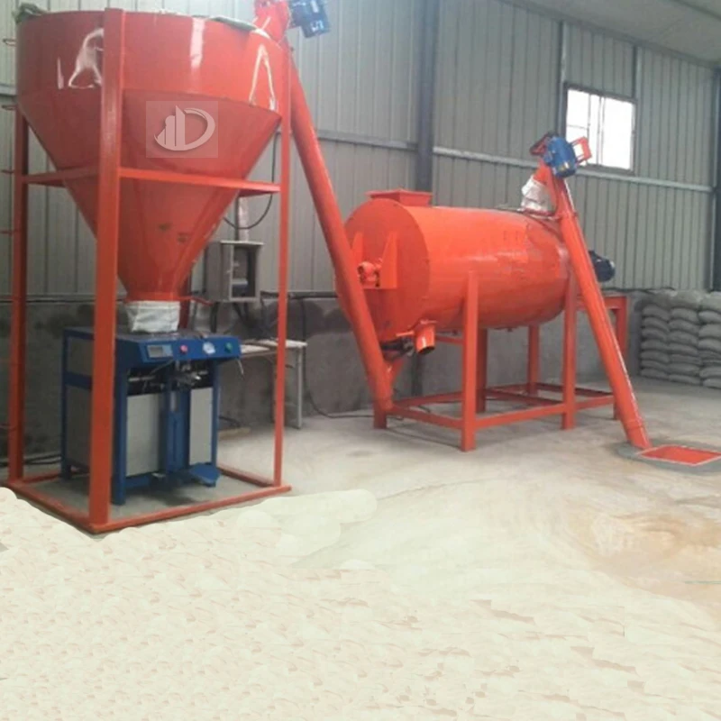 Simple Ceramic Tile Adhesive Dry Mortar Making Machine Manufacturing Plant for sale