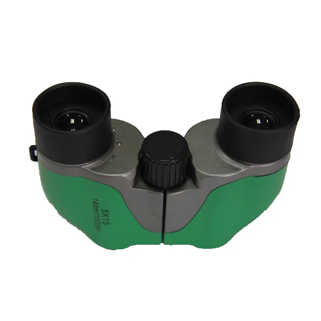 High-Resolution 5x15 UCF Binoculars with All-Optical Lenses Metal Tube for Outdoor Telescope Use