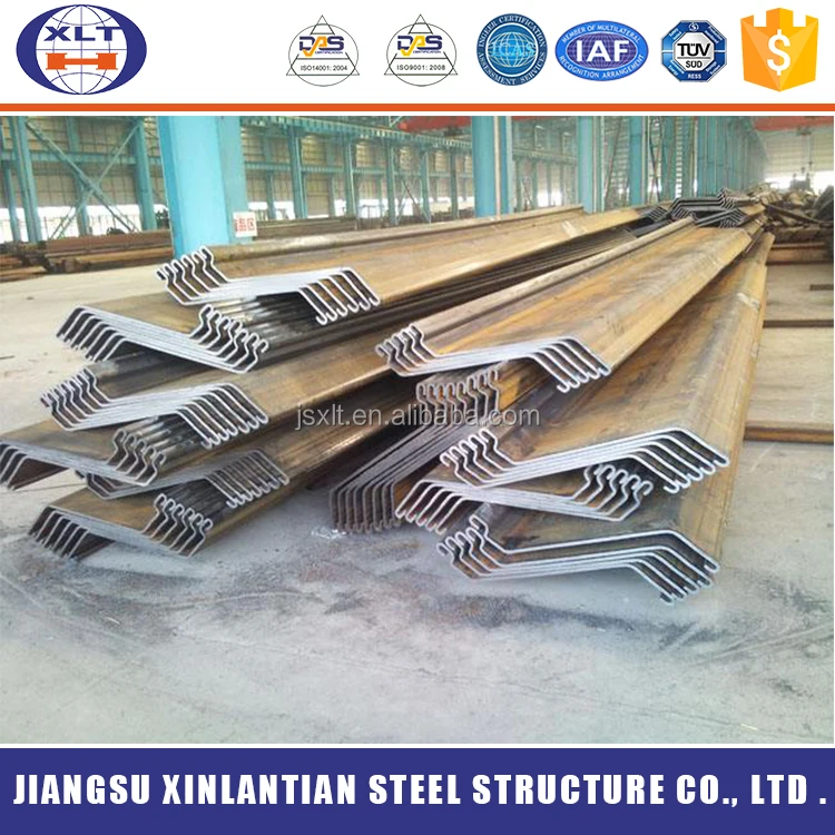 Good price bridge foundation Cold formed first level used sheet bar high strength steel sheet piles