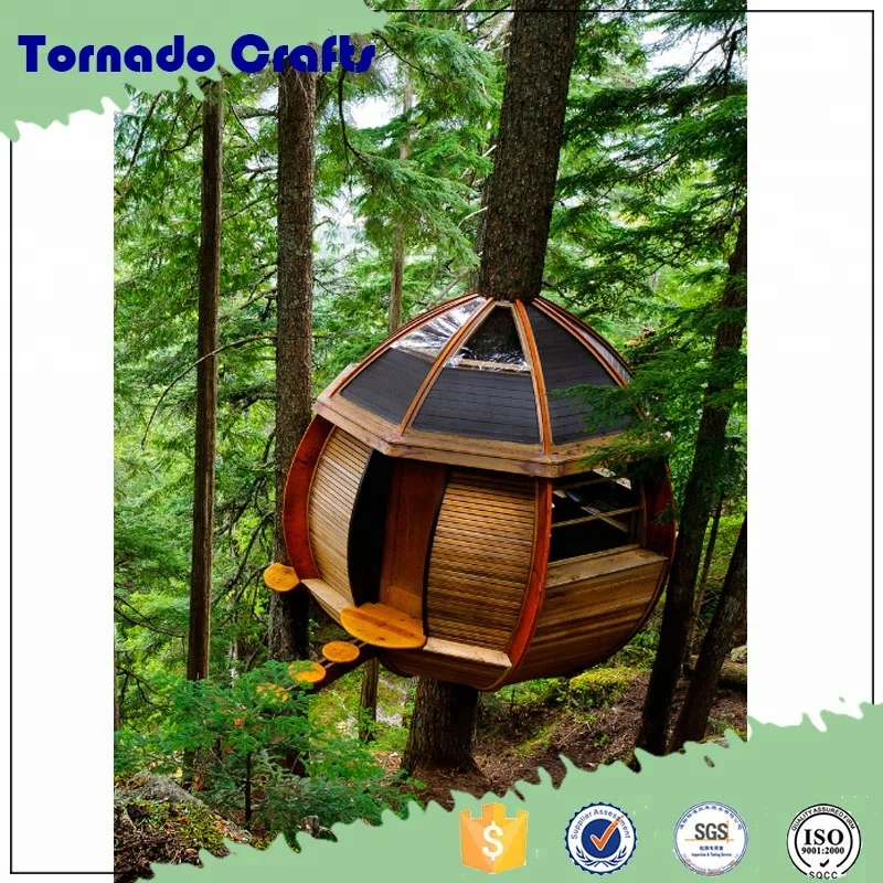 High-level design outdoor artificial tree house artistic circle artificial tree house
