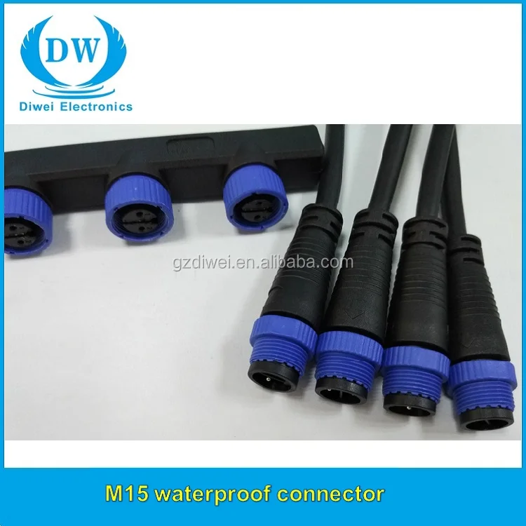 2 pin уличном фонарном Wateproof соединительный кабель