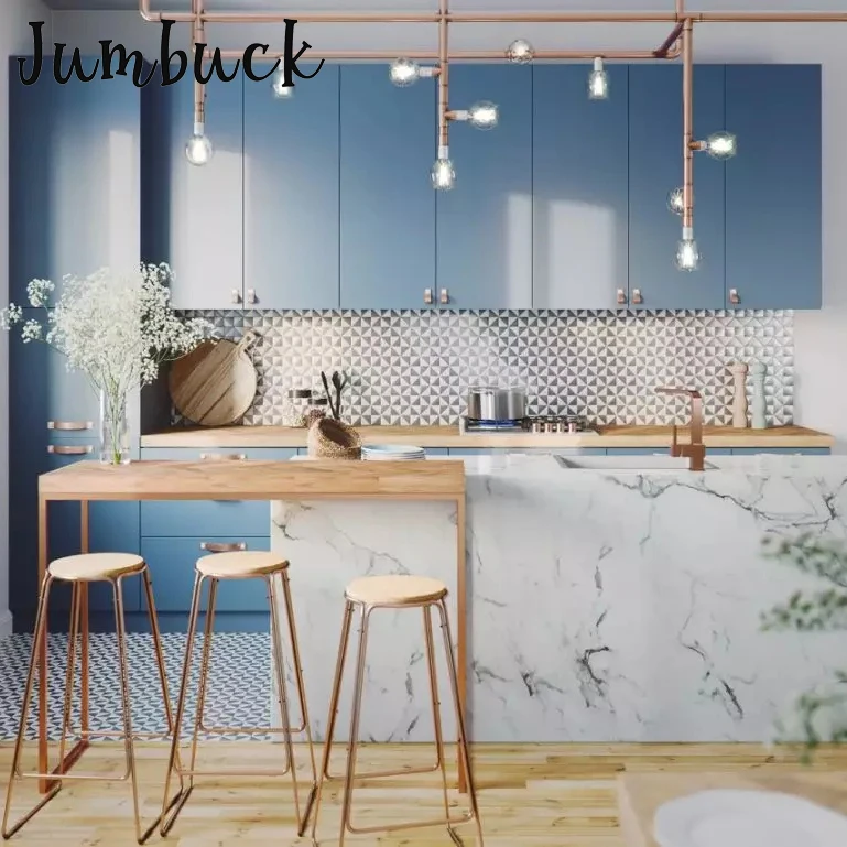 
blue modern lacquer kitchen cabinet with high gloss lacquer kitchen cabinet doors 