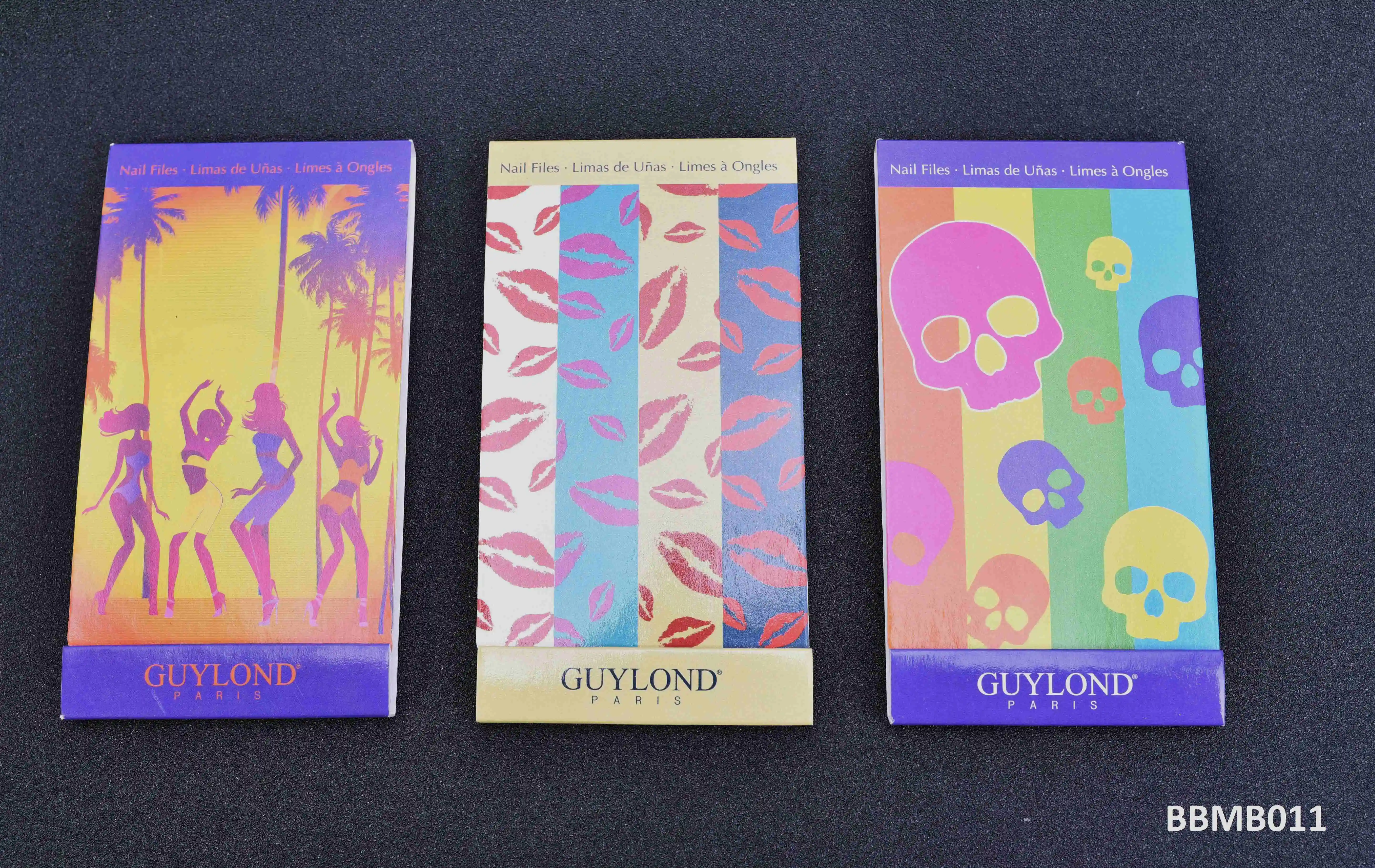 Supplier customized design mini manicure nail care sanding polish file emery board match box