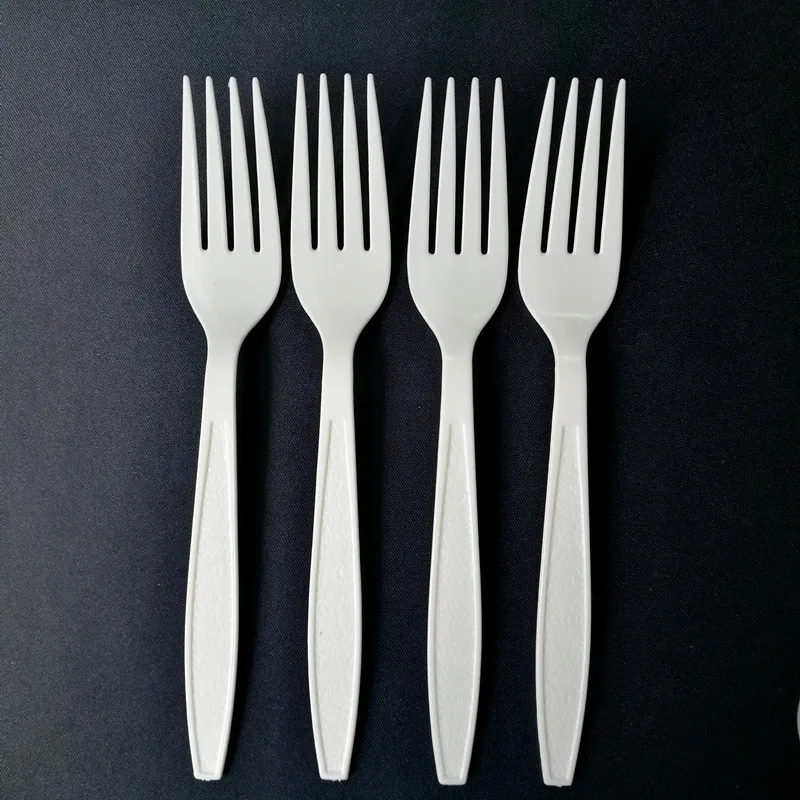 Medium weight PS Knife, spoons, fork, tea spoon 4 kits plastic cutlery set