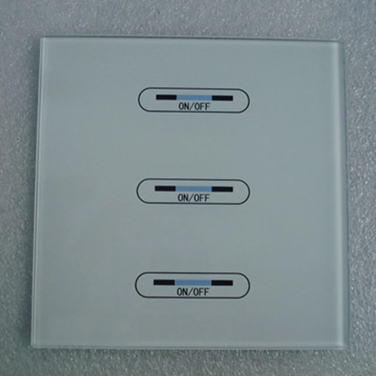 OEM electrical tempered glass switch panel