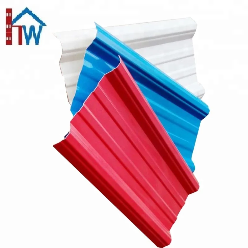 
Good heat resistant corrugated plastic sheets pvc roof tile 