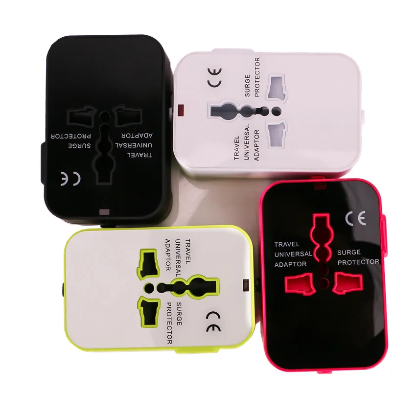 Хит продаж, дорожный адаптер с двойным usb-портом, универсальный адаптер, штепсельная Вилка из Великобритании в ЕС