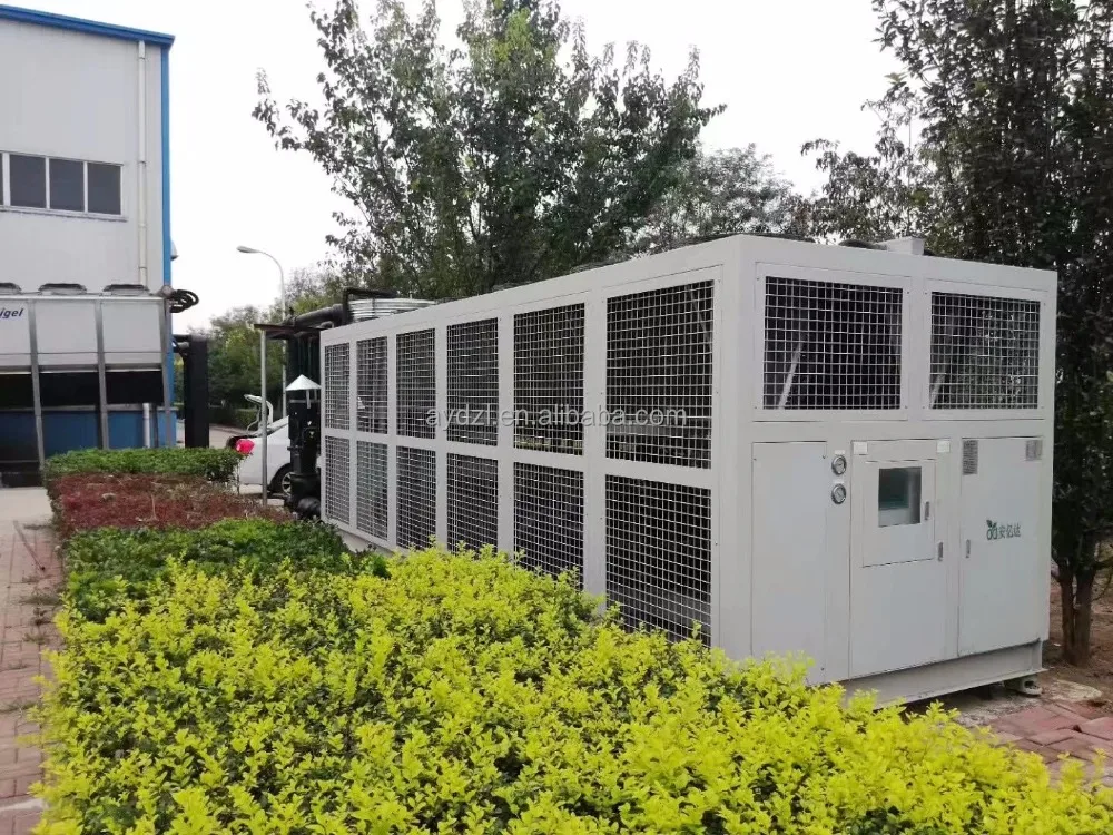 100 Ton 350 Kw 100 RT Hanbell Compressor Air Cooled Screw Water Chiller