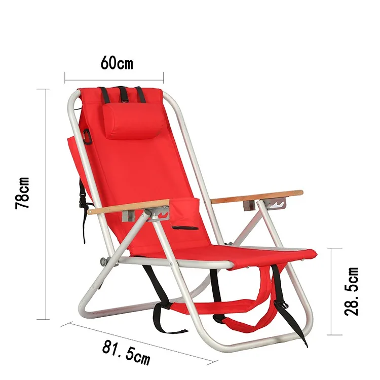 Outdoor Aluminum Folding Portable Backpack Beach Chairs Buy in Bulk