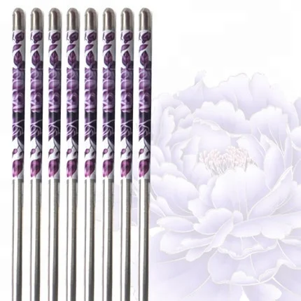 Food Grade Nice Design Stainless Steel Chopsticks Sushi Chopsticks Gift Set