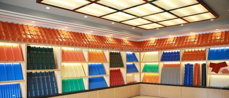 Машина для экструдирования листов гофрированной крыши из ПВХ/Производственная линия гофрированных листов из пластика