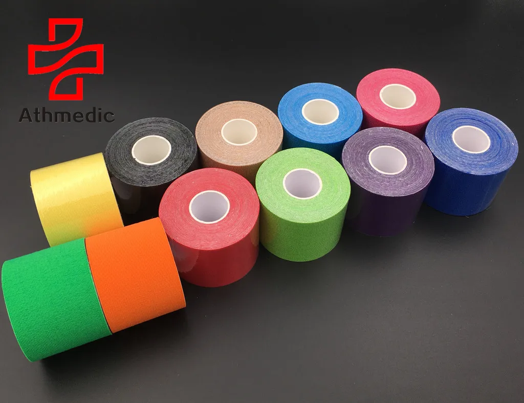 2025 Athmedic MUSCLE FIX Recovery Therapeutic Support kinesiology tape band muscle tape band elastic sport tape band