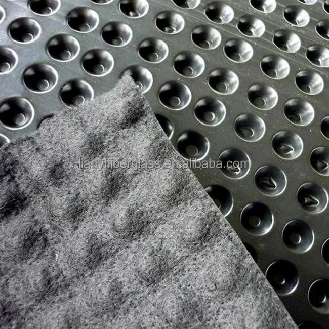 Hdpe Plastic Dimpled Drain Board Dimple Drainage Sheet