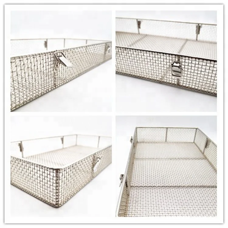 Термообработка 310S, проволочная сетка из нержавеющей стали, крупные проволочные корзины