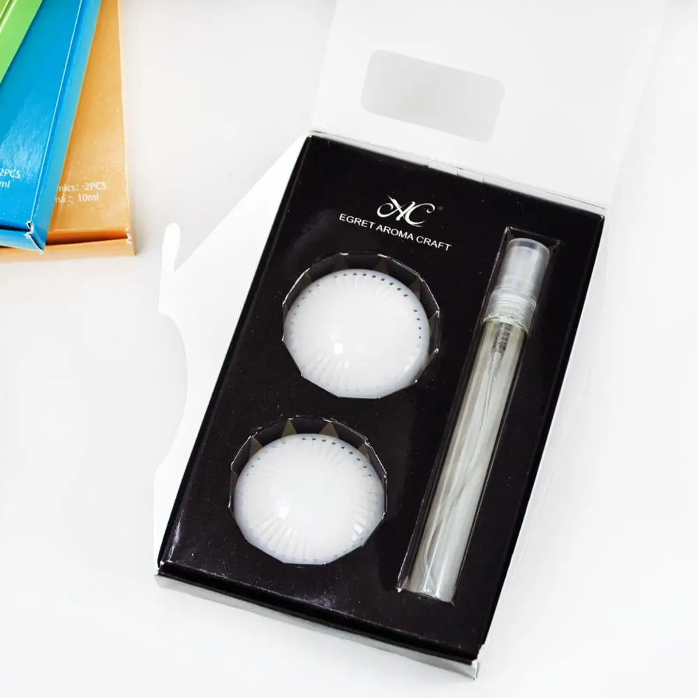 Customized ceramic stone shaped air freshener car vent perfume