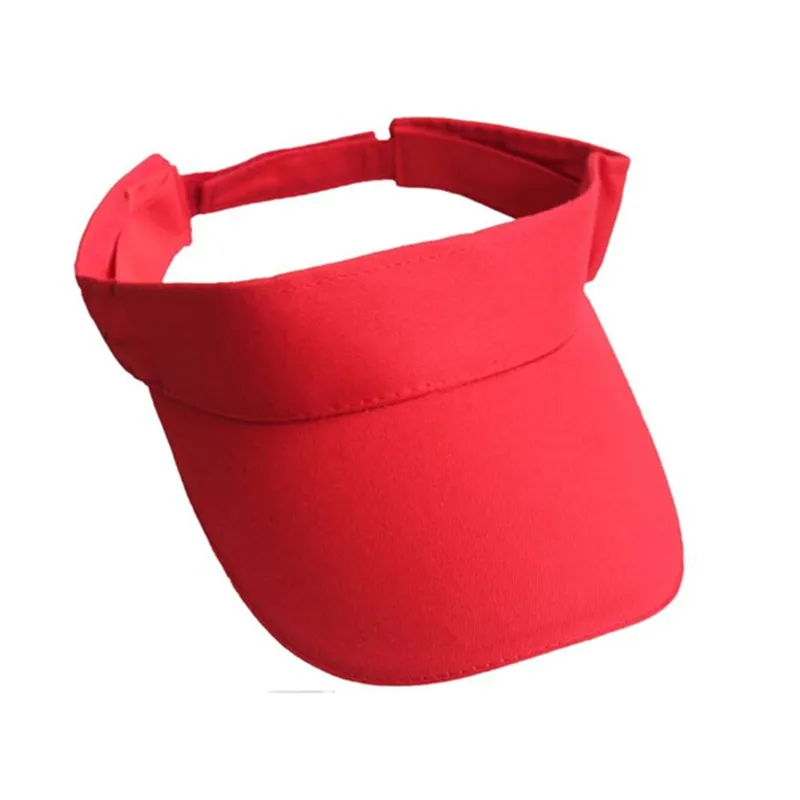 Custom Funny Sun Running Visor Cap Open Hat