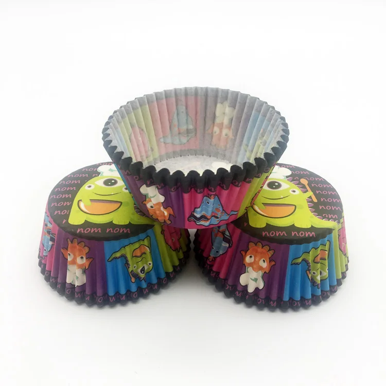 Paper Printed Baking Cups Colorful Cupcake Liner