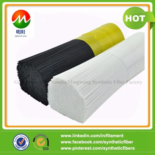 PBT carbon toothbrush bristles