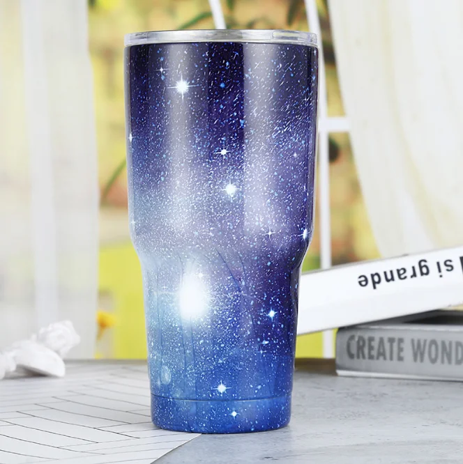 High Quality 30OZ Multi-Color Double Wall Vacuum Insulated Stainless Steel Sublimation Mug With UV Plating