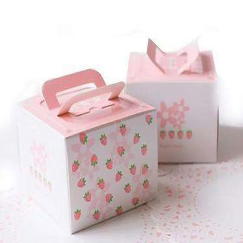 
Wholesale design pattern cupcake baking cookies moon cake pastry package boxes 