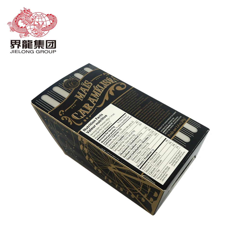 China Factory Supply Custom Popcorn Packaging Box