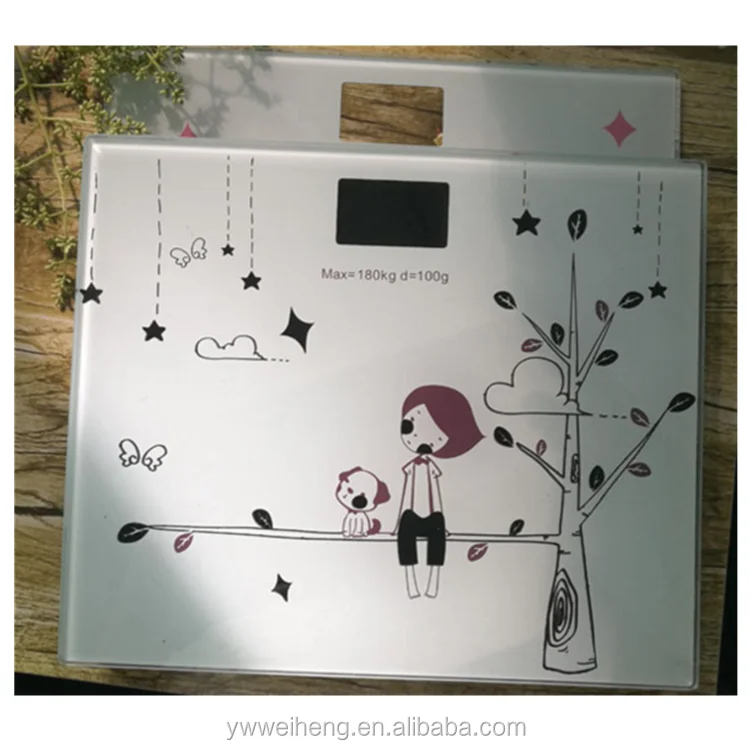
180kg electronic personal scale bathroom scale cartoon scale 2015C 