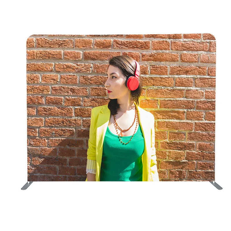 Portable Green Screen Photo Booth 3D Photo Backdrop Display Pillow Case Backdrop Stand Oversized Banner Stand