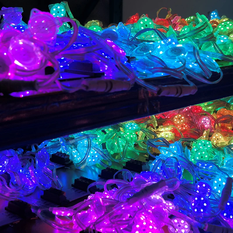 40mm pixel led light RGB 5050 SMD DMX512 IP68